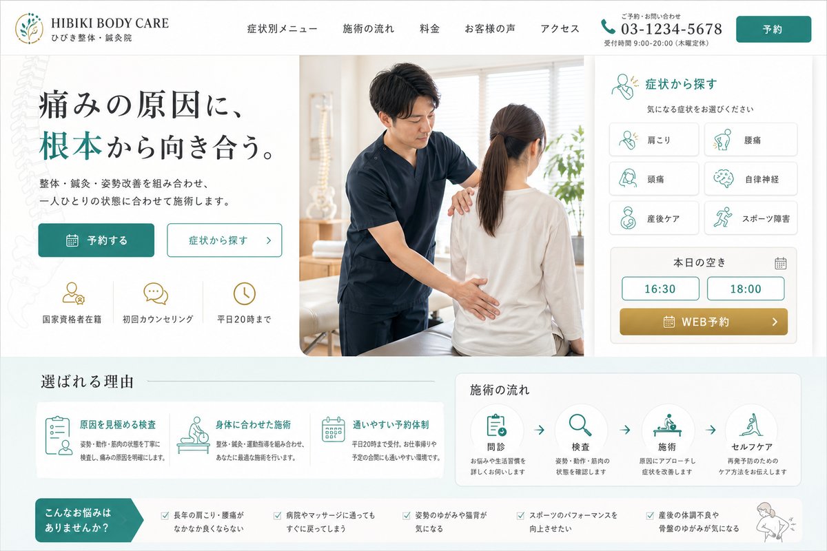 エステサロン 制作実績