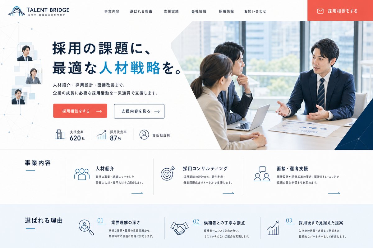 採用支援 制作実績
