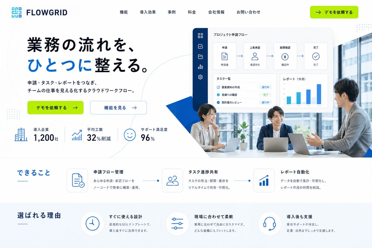 SaaS 業務管理 制作実績