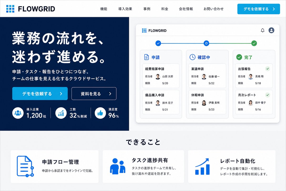 SaaS 業務改善 制作実績