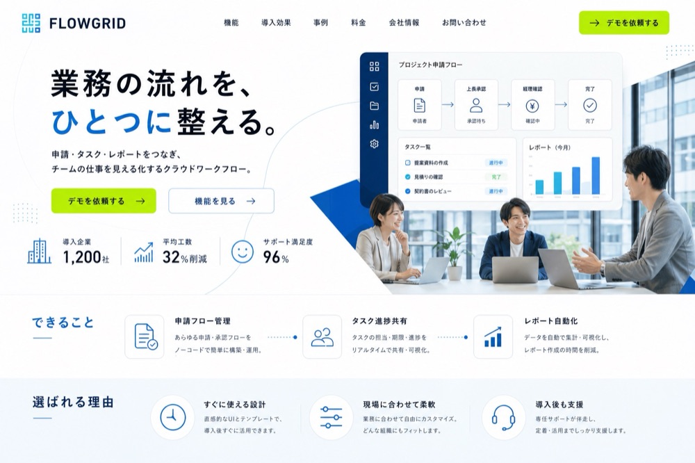 業務SaaS 制作実績