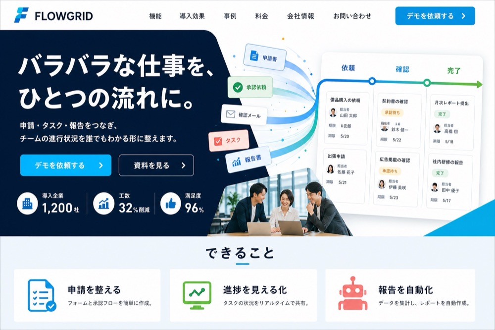 業務SaaS 制作実績