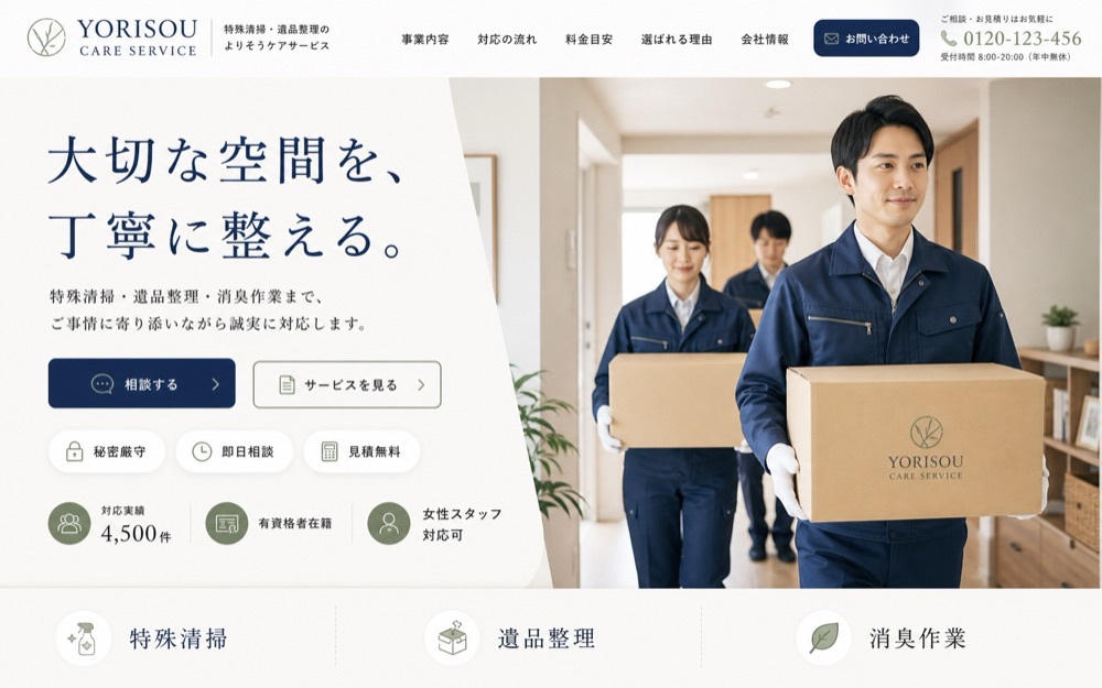特殊清掃 制作実績