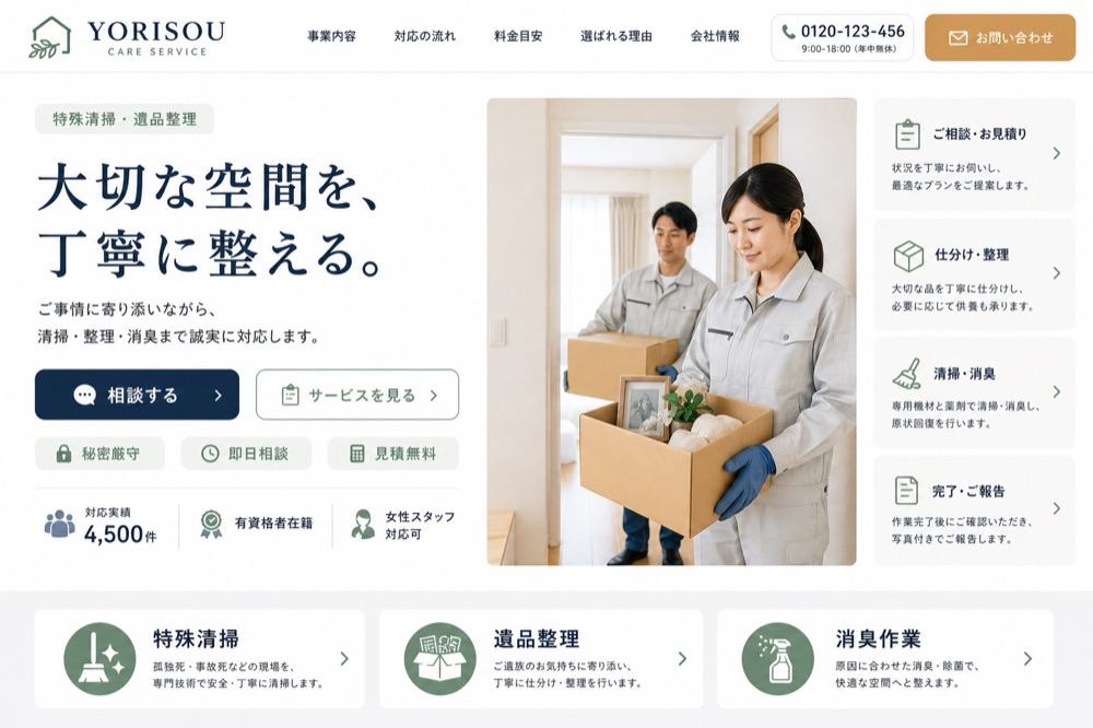 特殊清掃 制作実績
